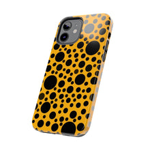 画像をギャラリービューアに読み込む, Yellow with black dots - Phone Cases
