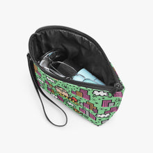 Load image into Gallery viewer, 288. ‘Tiger Human’ Zipper Makeup Bag with Wrist Strap
