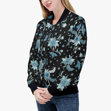 Load image into Gallery viewer, Blue flower -Trending Women’s Jacket
