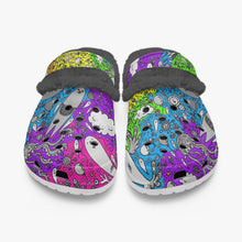 Load image into Gallery viewer, Dream in rainbow- Lined  Clogs
