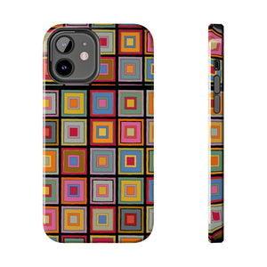 Colorful Square-Tough Phone Cases