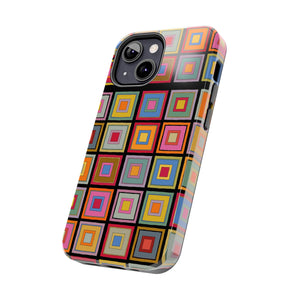 Colorful Square-Tough Phone Cases