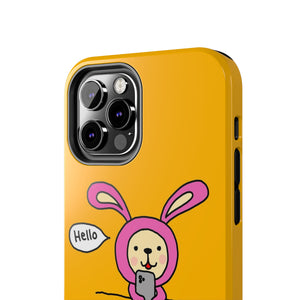 Hello Bunny-Tough Phone Cases