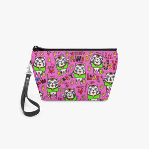 Manekineko-Zipper Sling Bag