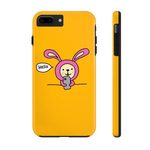 Hello Bunny-Tough Phone Cases