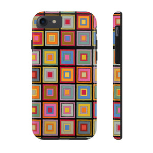 Colorful Square-Tough Phone Cases