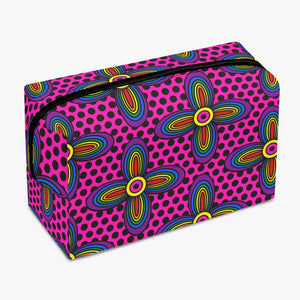 Vibrant Blossom -Large Travel Pouch