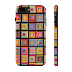 Colorful Square-Tough Phone Cases