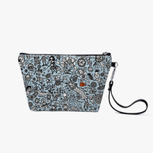 Load image into Gallery viewer, &#39;A&#39; Good Time in Blue  2-Zipper Sling  Bag
