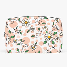 画像をギャラリービューアに読み込む, Spring Daisy in Pink-Large Capacity Travel Makeup Bag
