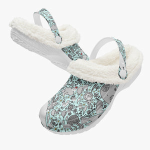 Dream in turquoise- Lined Clogs