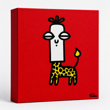 画像をギャラリービューアに読み込む, Giraffe Human Canvas
