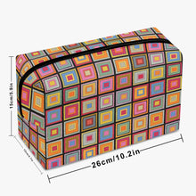 Load image into Gallery viewer, Colorful Square--Large Capacity Travel Makeup Bag
