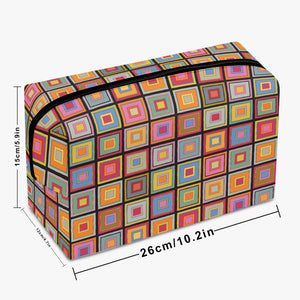 Colorful Square--Large Capacity Travel Makeup Bag