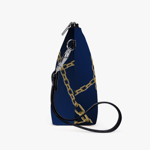 Chains-Zipper Sling  Bag