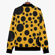 画像をギャラリービューアに読み込む, Yellow with black dots-Trending Women’s Jacket
