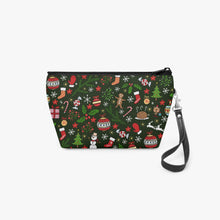 Load image into Gallery viewer, 288. ‘Holly Pop’ Zipper Makeup Bag with Wrist Strap
