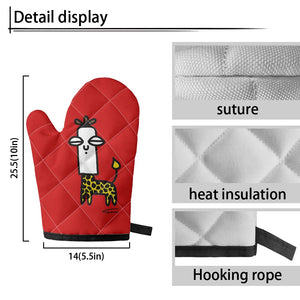 Oven glove(two pieces)