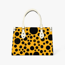 Load image into Gallery viewer, 874. Women&#39;s Bag Yellow with black dots
