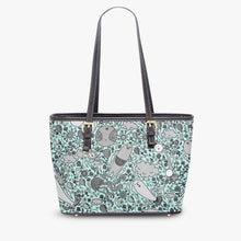 Load image into Gallery viewer, 586. Large- Leather Tote Bag Dream in turquoise
