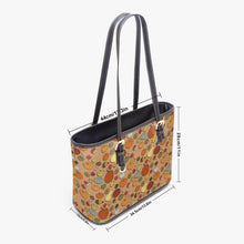 画像をギャラリービューアに読み込む, 586. Large Leather Tote Bag Varieties squash
