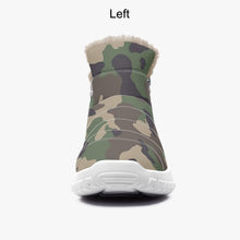 Load image into Gallery viewer, Camo- Fur Zipper Up Boots
