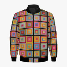 画像をギャラリービューアに読み込む, Colorful Square-Trending Women’s Jacket
