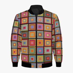 Colorful Square-Trending Women’s Jacket