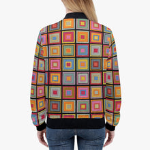 画像をギャラリービューアに読み込む, Colorful Square-Trending Women’s Jacket
