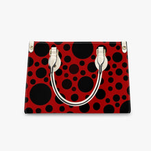 Load image into Gallery viewer, 874. Women&#39;s Bag Red with Black dots
