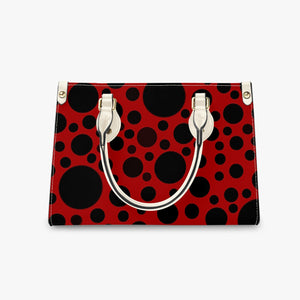 874. Women's Bag Red with Black dots