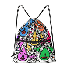 Load image into Gallery viewer, 'Water' Drawstring Backpack
