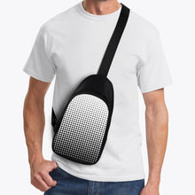 画像をギャラリービューアに読み込む, White with Black dots- Chest Bag
