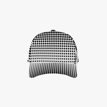 画像をギャラリービューアに読み込む, White with black dots- Baseball Cap
