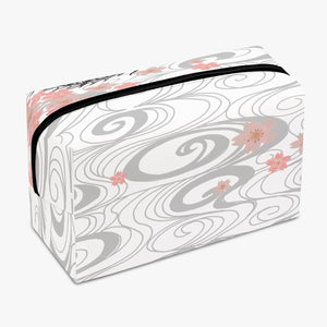 Yozakura white-Large Capacity Travel Makeup Bag