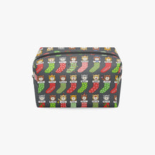 Load image into Gallery viewer, 585. ‘Holiday socks’ Boxy Makeup Bag
