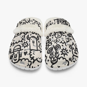 Beloved Sheep- Lined All Over Printed Clogs