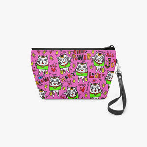 Manekineko-Zipper Sling Bag