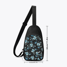 Load image into Gallery viewer, Blue Flowers-Chest Bag
