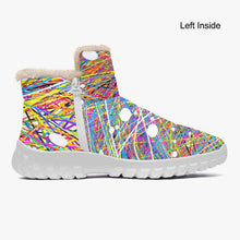 Load image into Gallery viewer, Rainbow Threads- Fur Zipper Up Boots
