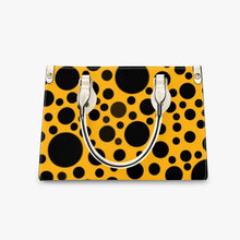 Load image into Gallery viewer, 874. Women&#39;s Bag Yellow with black dots
