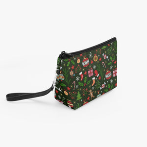 288. ‘Holly Pop’ Zipper Makeup Bag with Wrist Strap