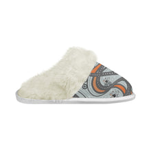 Load image into Gallery viewer, Cotton slippers with fur edges
