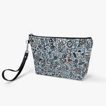 Load image into Gallery viewer, &#39;A&#39; Good Time in Blue  2-Zipper Sling  Bag
