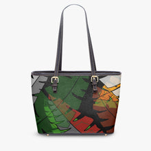 画像をギャラリービューアに読み込む, 586. Large Leather Tote Bag Jungle
