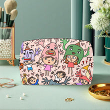 画像をギャラリービューアに読み込む, You are not alone in Pink-.Large Capacity Travel Makeup Bag
