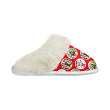 Load image into Gallery viewer, Cotton slippers with fur edges
