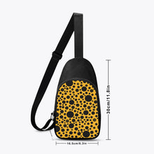 画像をギャラリービューアに読み込む, Yellow with Black dots- Chest Bag
