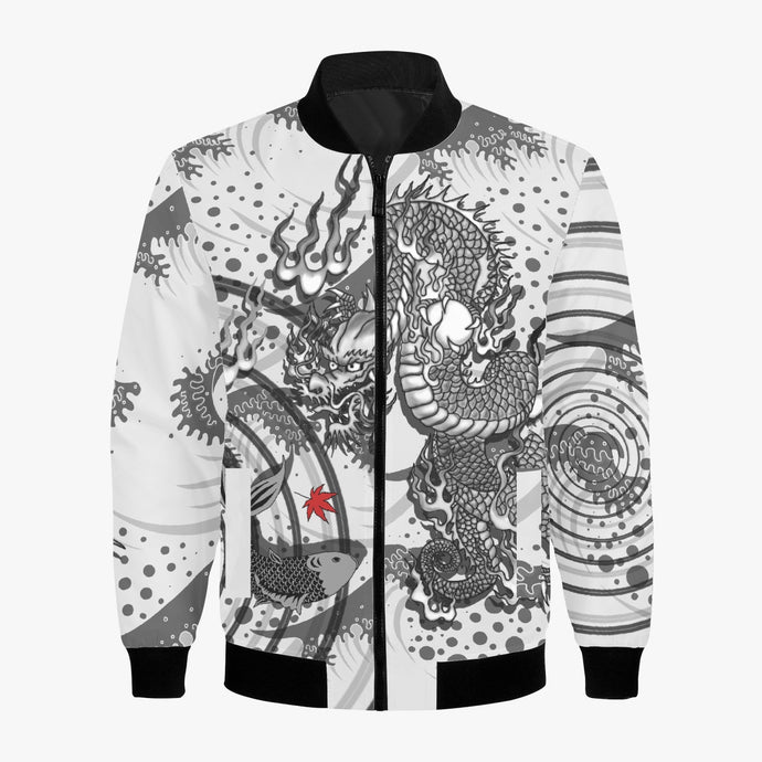 1124.'King of dragon'  Men's Bomber Jacket