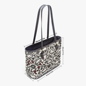 586 Large- Leather Tote Bag Beloved Sheep